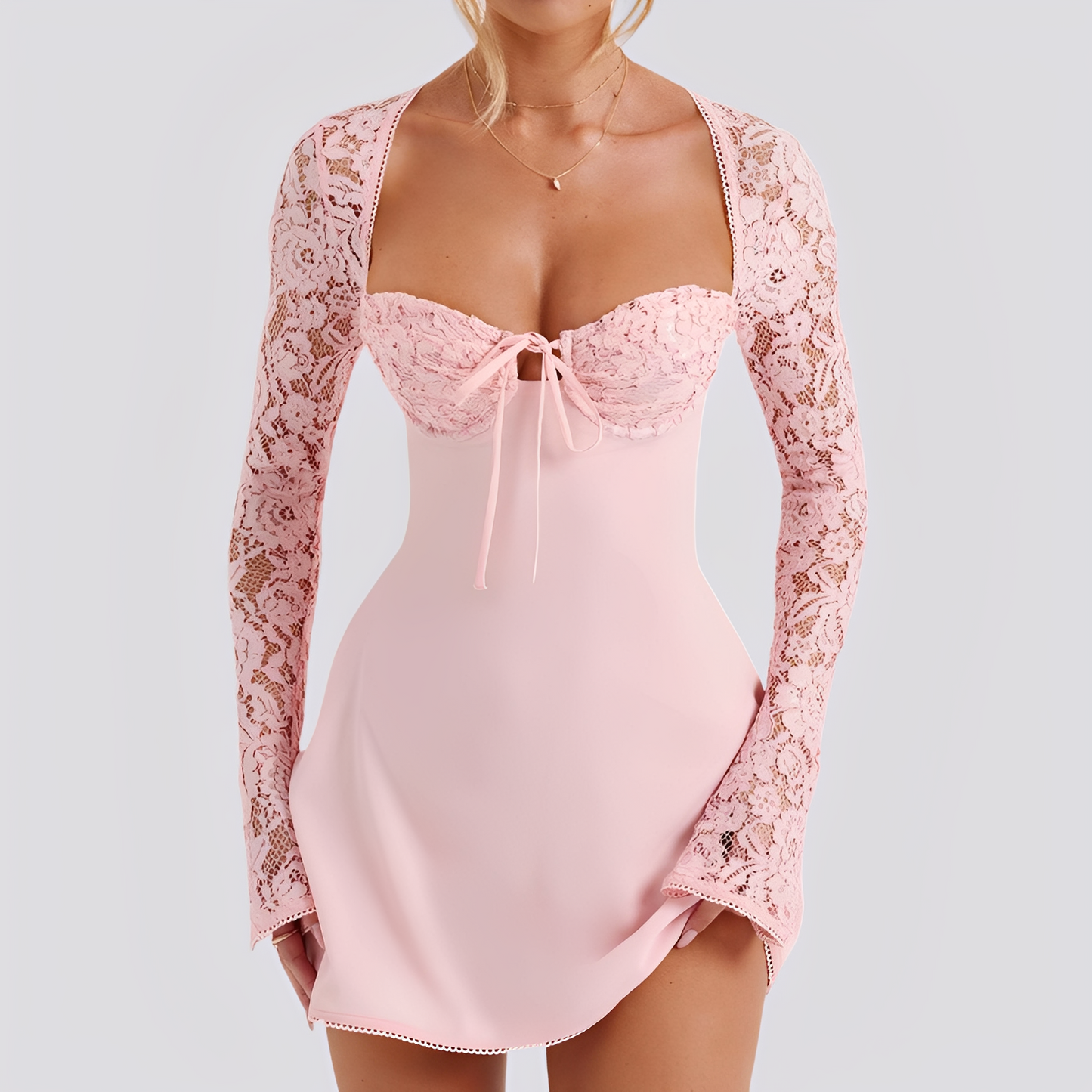 Emmy - Élégante robe près du corps dos nu pour femmes