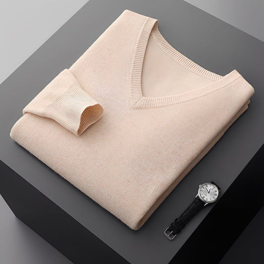 Myron - Pull basique pour hommes en cachemire