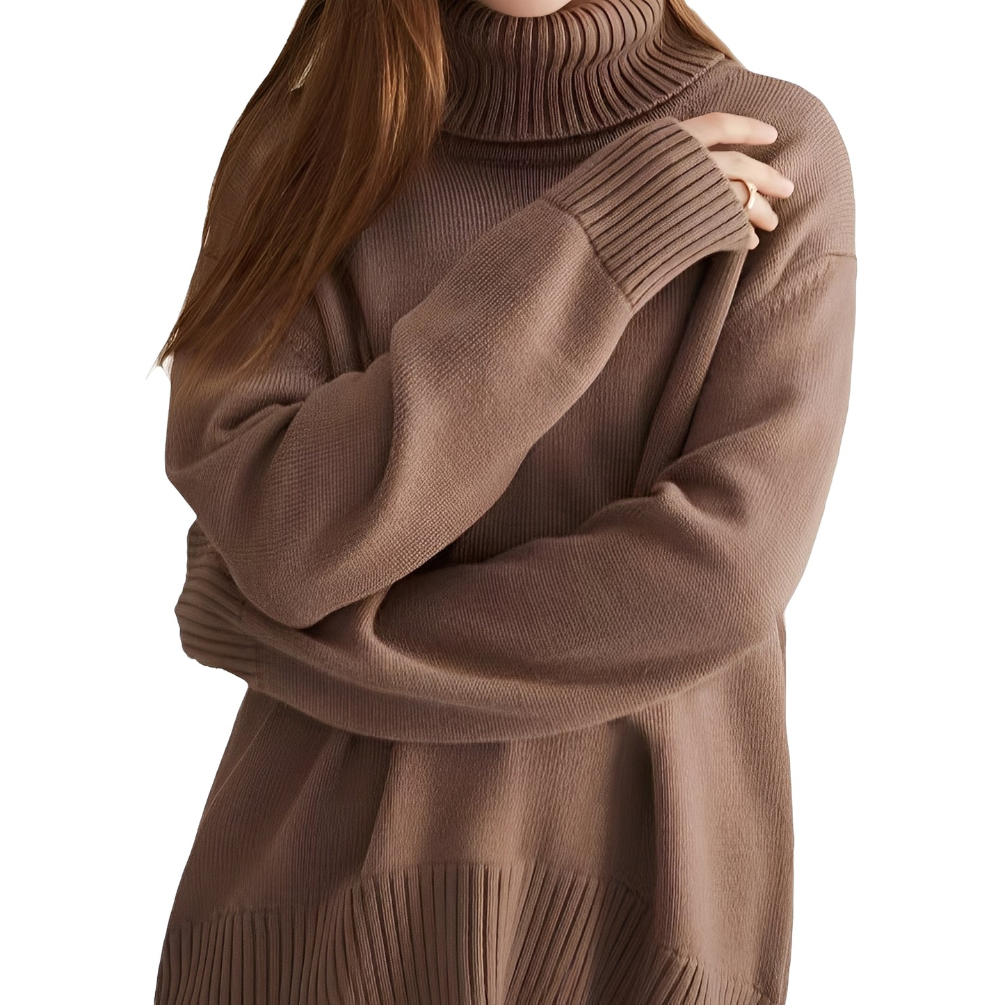 Lucinde - Winter Oversized Turtleneck Sweaters for Women
