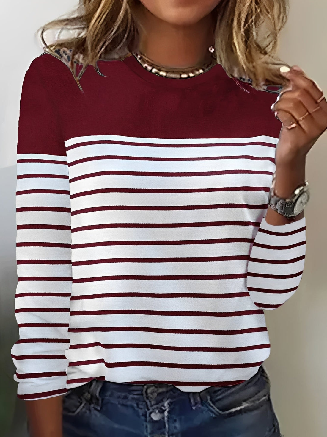 Samantha - Chemise à Manches Longues Femme - Élégante et Décontractée