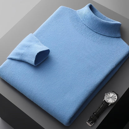 Adrian - Large sweater with a rolled neck for men