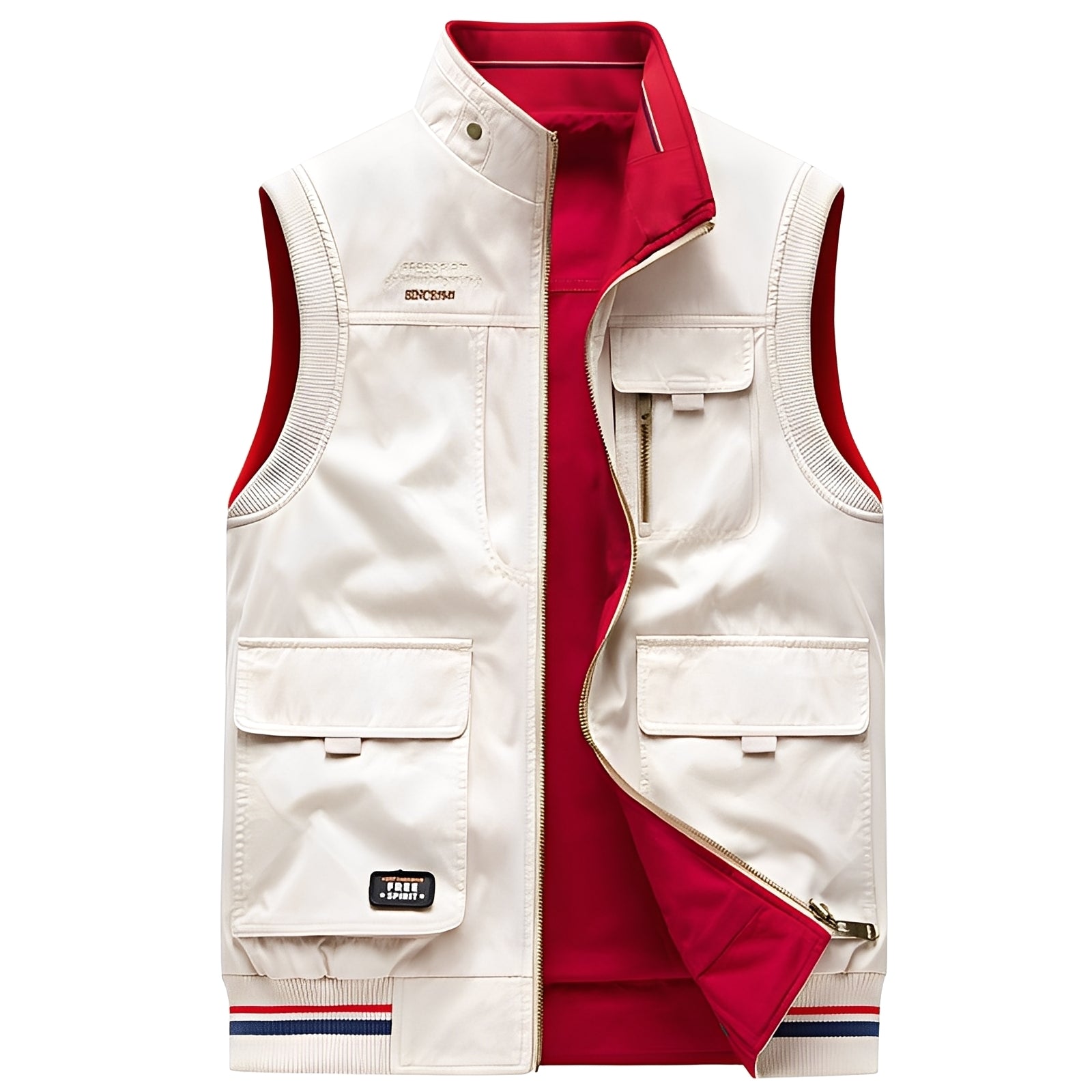 Géraud - Gilet de luxe à multiples poches pour homme