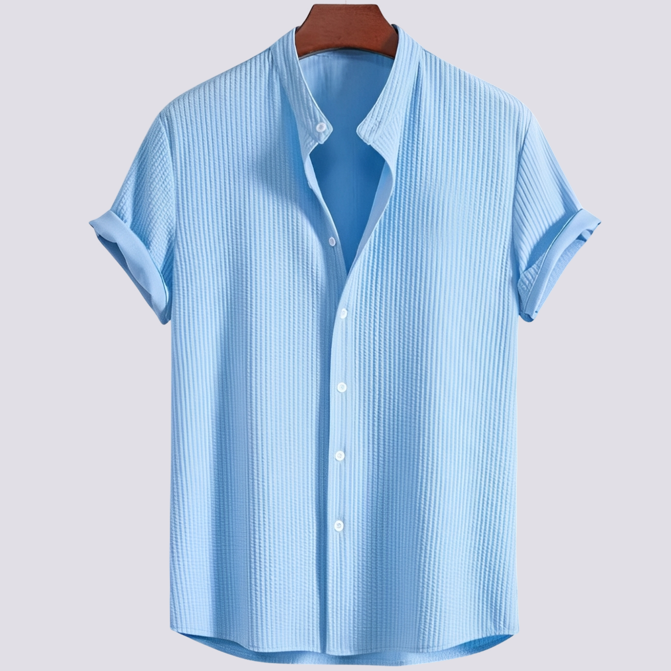 Johnny - Chemise côtelée décontractée et ample pour hommes