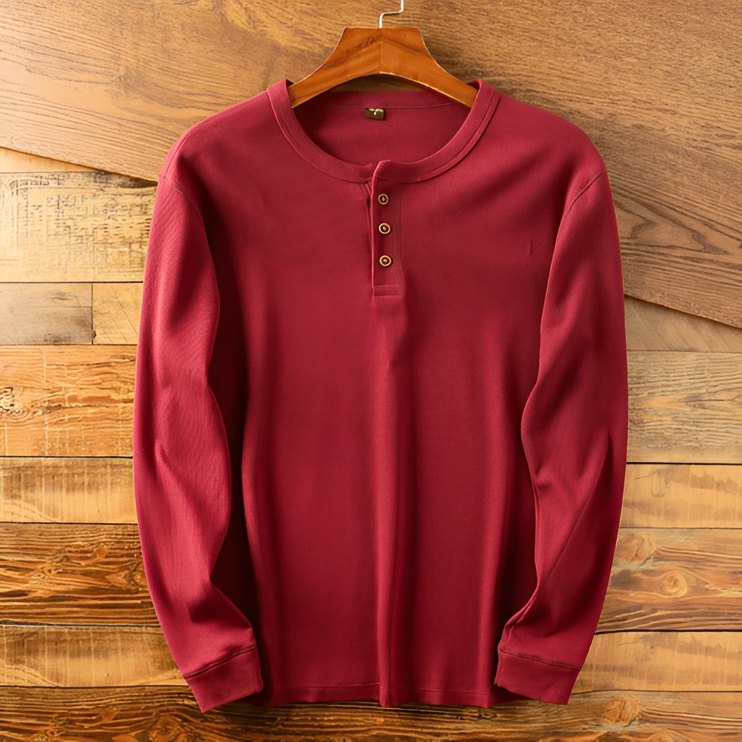 Benjie - Chemise à manches longues confortable pour homme