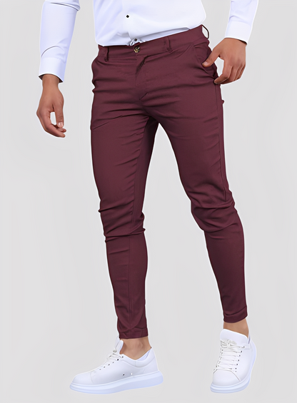 Reynard - Pantalon formel et confortable pour hommes, coupe ajustée