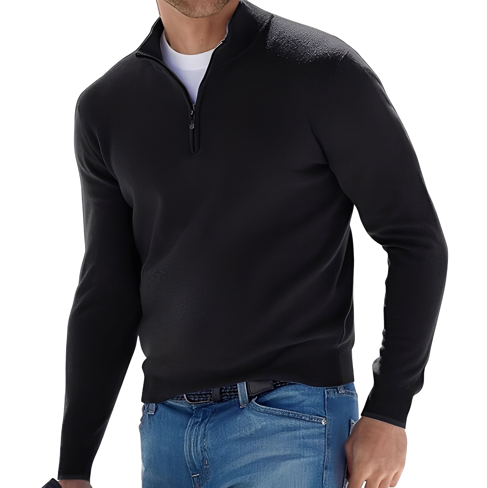 Ralph – Pull homme au style relax avec fermeture éclair