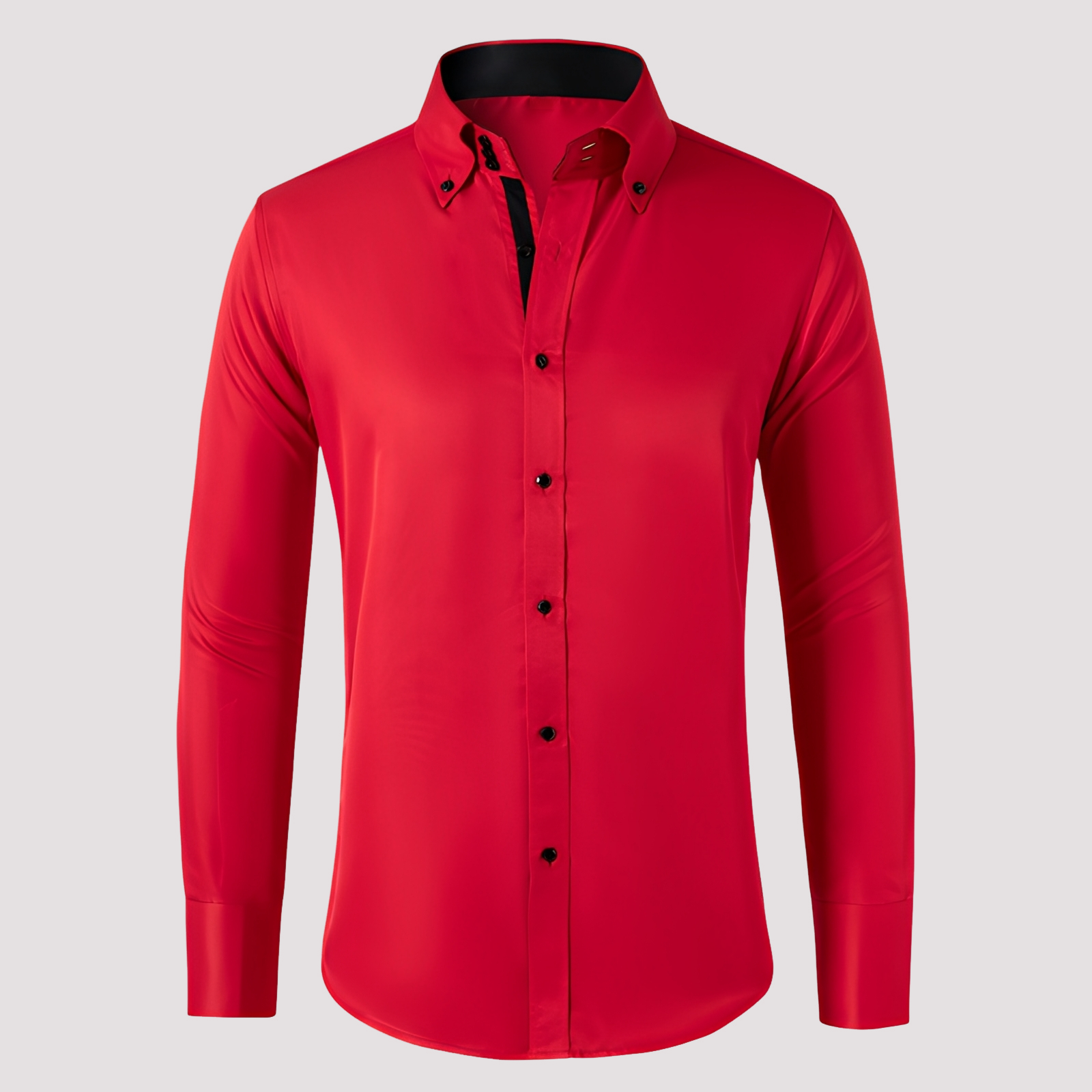 Marco - Chemise relax à manches longues pour hommes