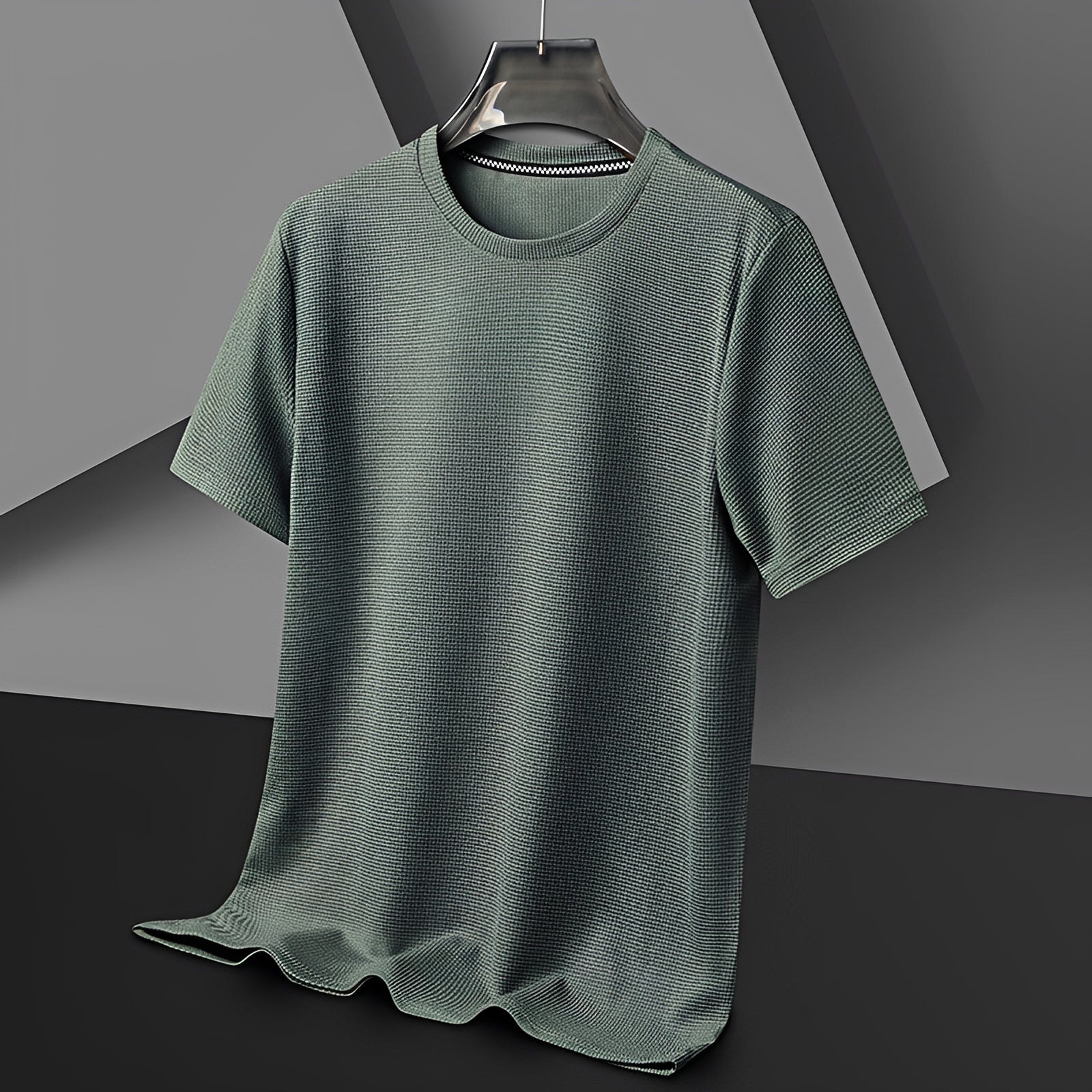 Jed - T-Shirt avec Texture Décontracté