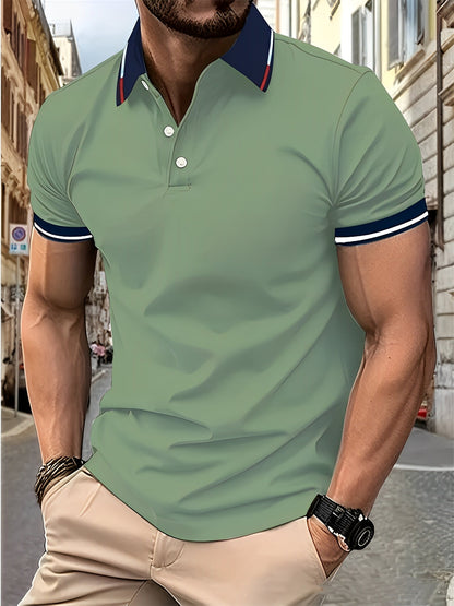 Matthew - Einfaches Poloshirt mit Knöpfen für Herren