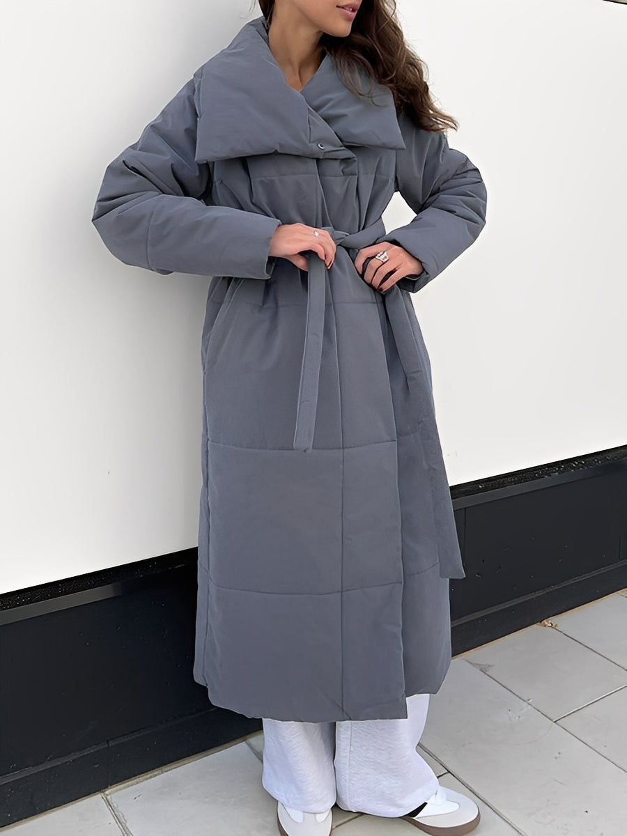 Adaline - Manteau long et chaud matelassé pour femmes