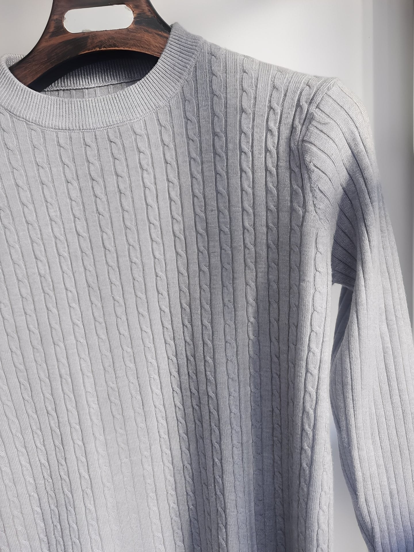 Romilly - Pull tricoté pour homme ajusté et relax