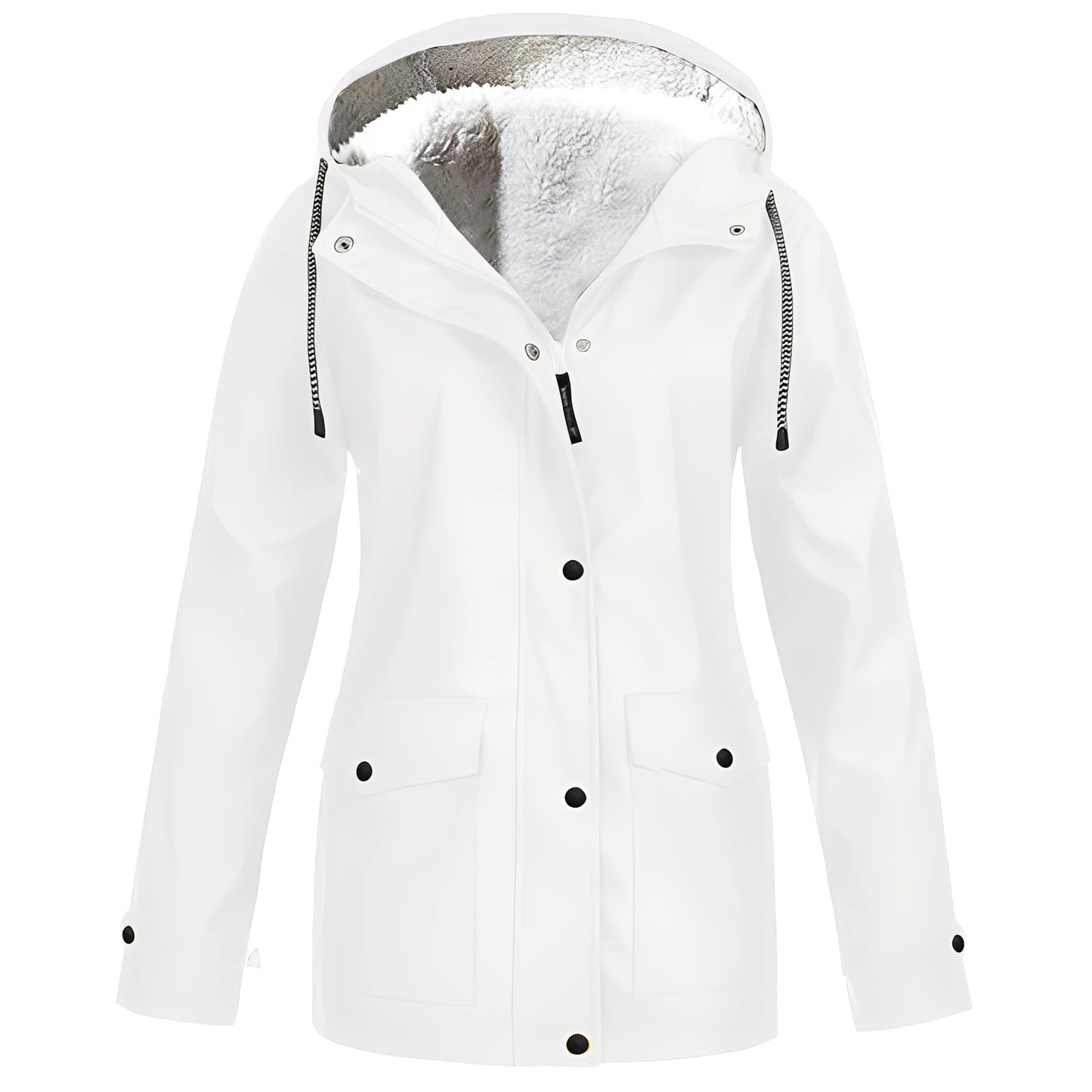Abbigail - Manteau imperméable polyvalent avec doublure en polaire pour femmes