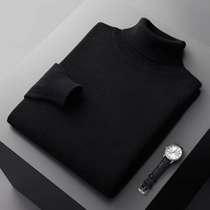 Osborn - Pull homme moderne à col roulé en cachemire