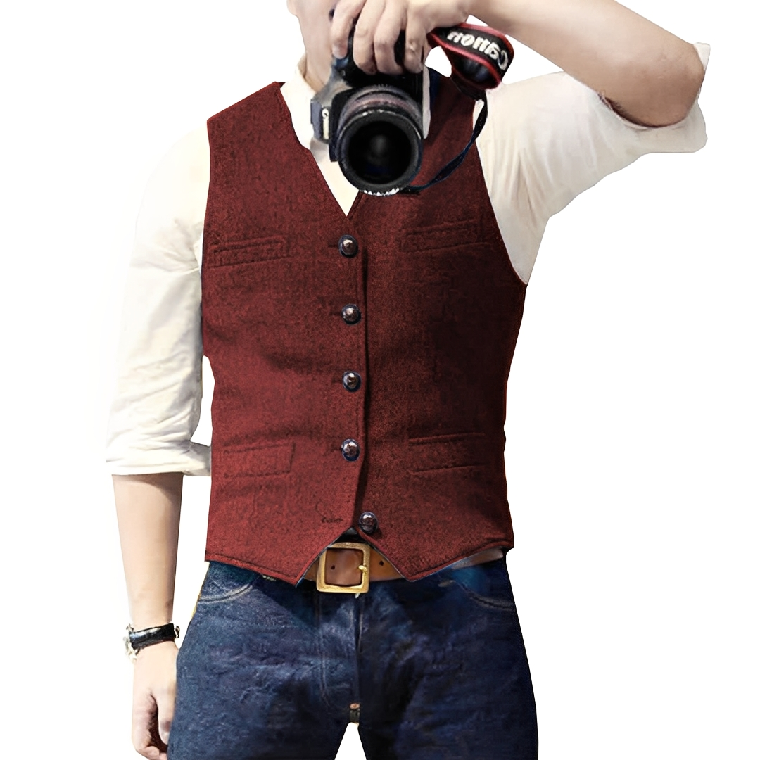 Ismaël - Stylish and Casual Autumn Vest for Men