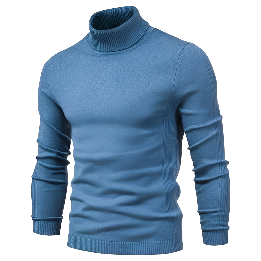 Darvin - Pull à col roulé chaud pour homme