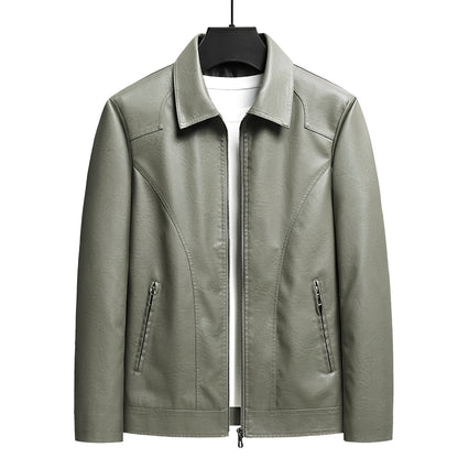 Matt - Blouson en cuir chic pour hommes