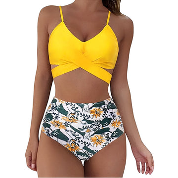 Rosie - Bikini élégant à taille haute pour femmes