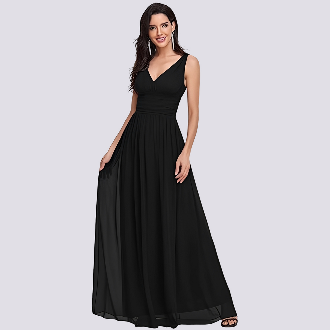 Maddie - Robe de soirée élégante sans manches pour femmes