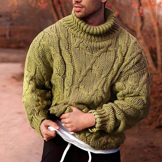 Adrian - Großer eleganter Strickpullover für Herren