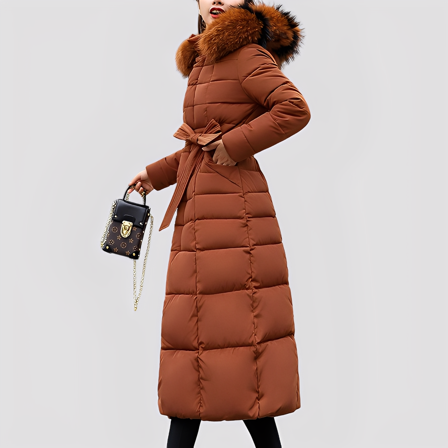 Mollie - Manteau long matelassé tendance pour femmes