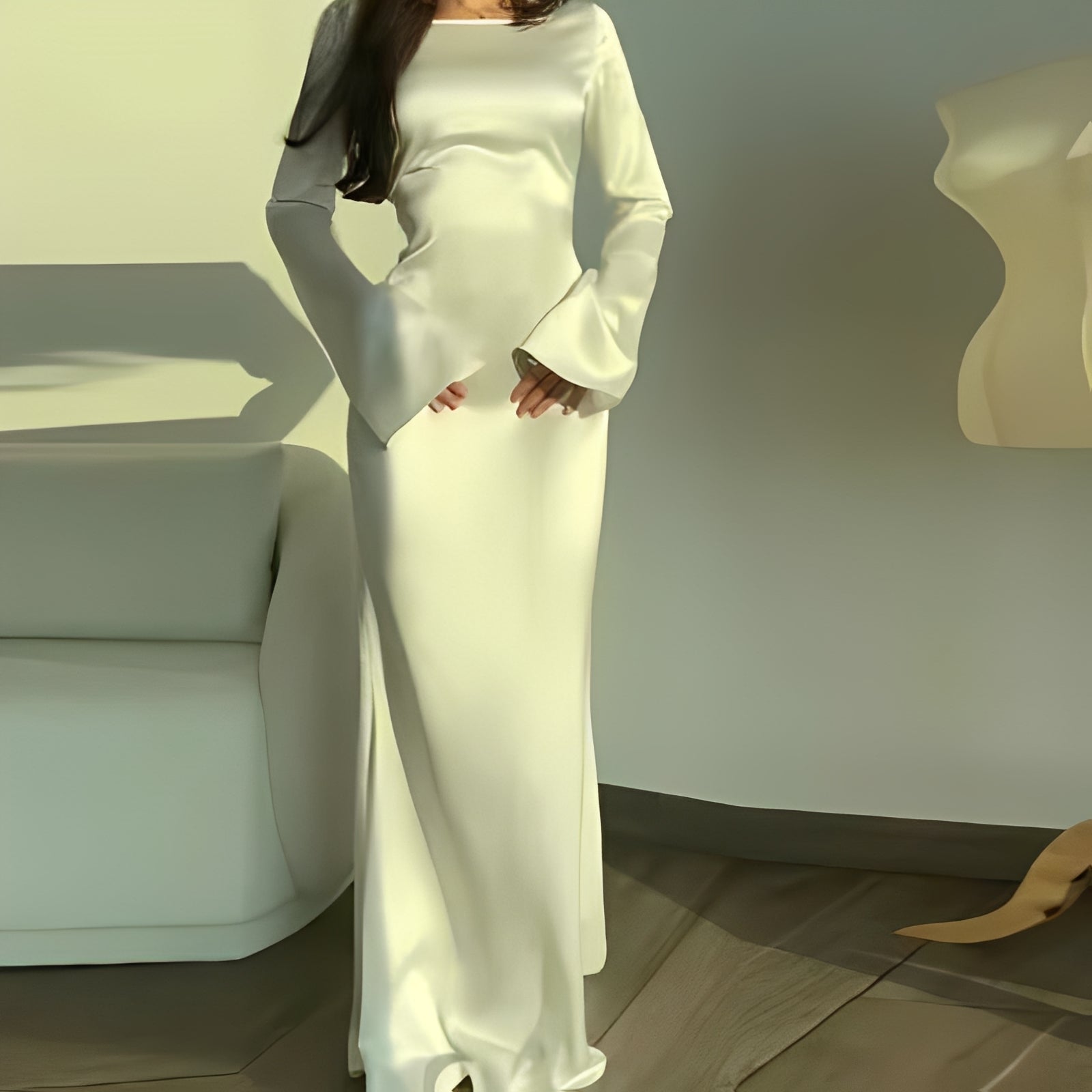 Anisa - Robe chic à manches longues pour femmes