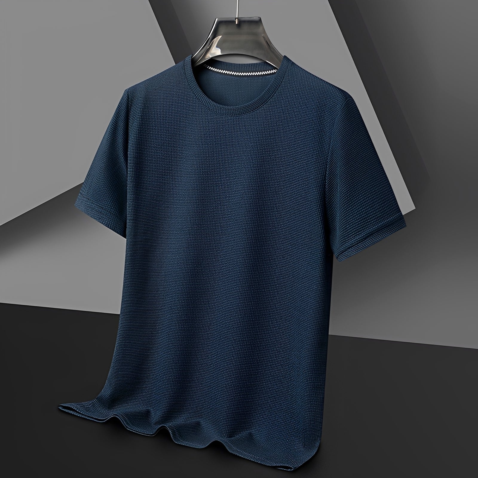 Jed - T-Shirt avec Texture Décontracté