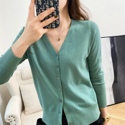 Lauren - Pull élégant en tricot avec boutons pour dames