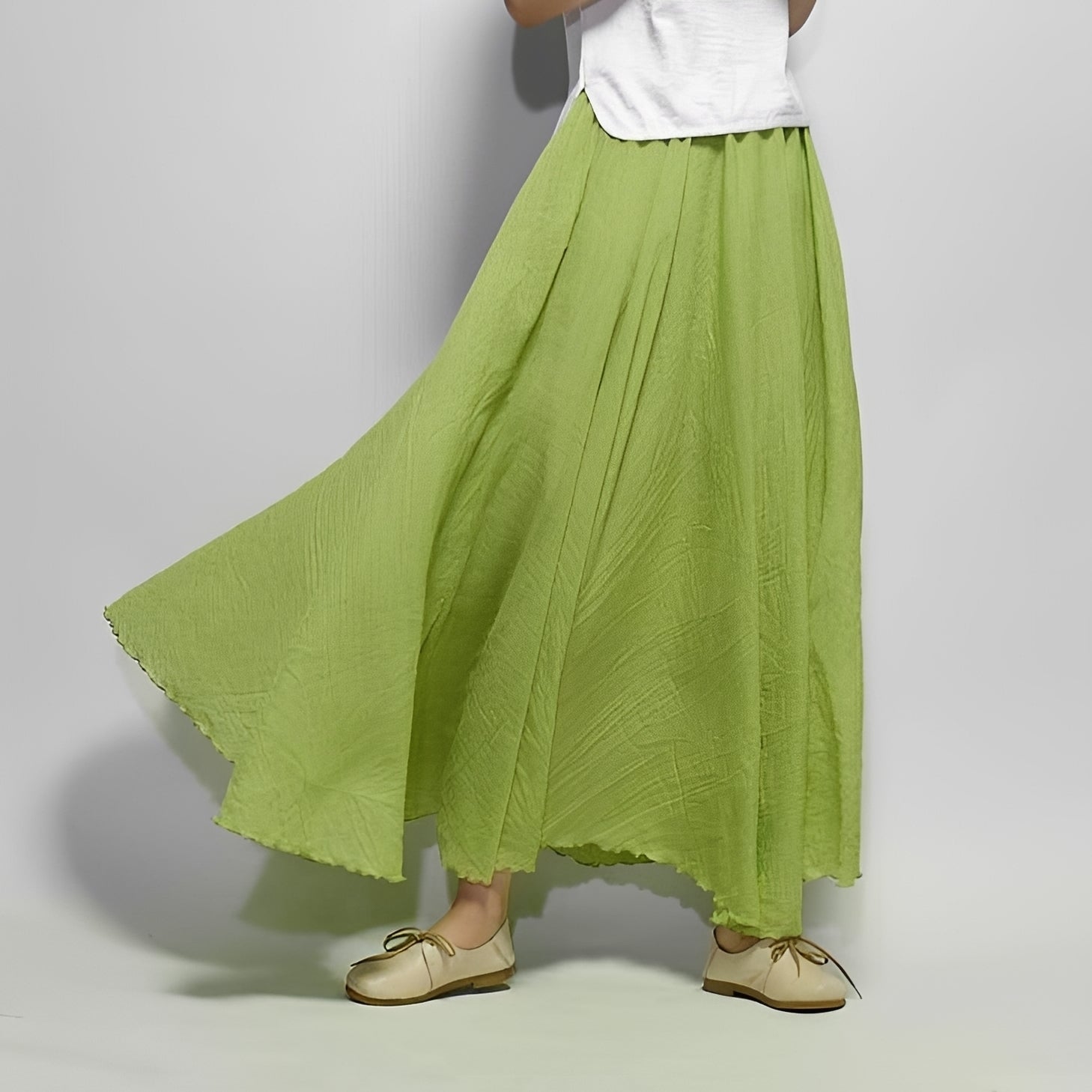 Alina - Jupe Maxi Bohème Aérienne