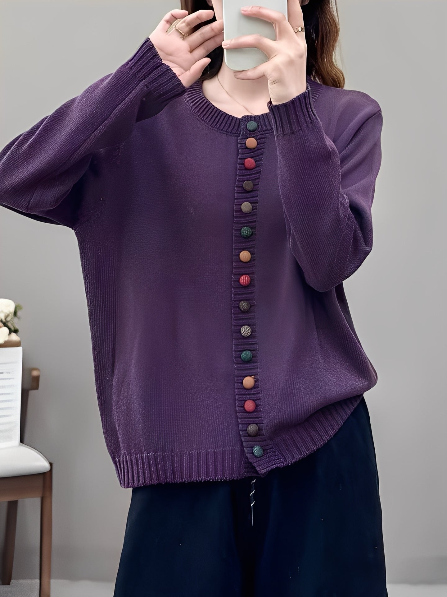 Rhonda - Cardigan léger et sophistiqué pour femmes