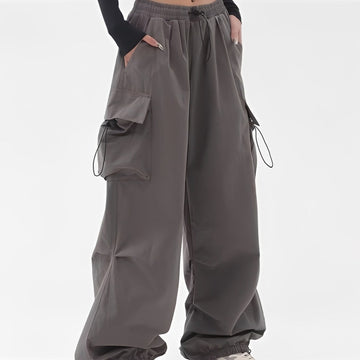 Leonie - Pantalon cargo aux jambes larges