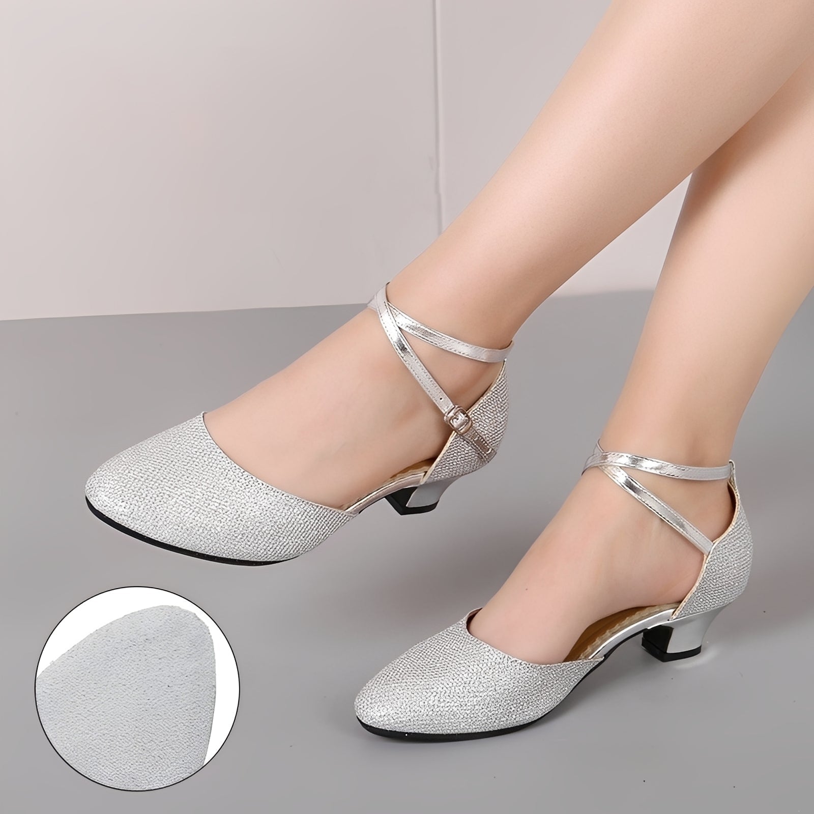 Carrie - Sandales à paillettes élégantes pour femmes
