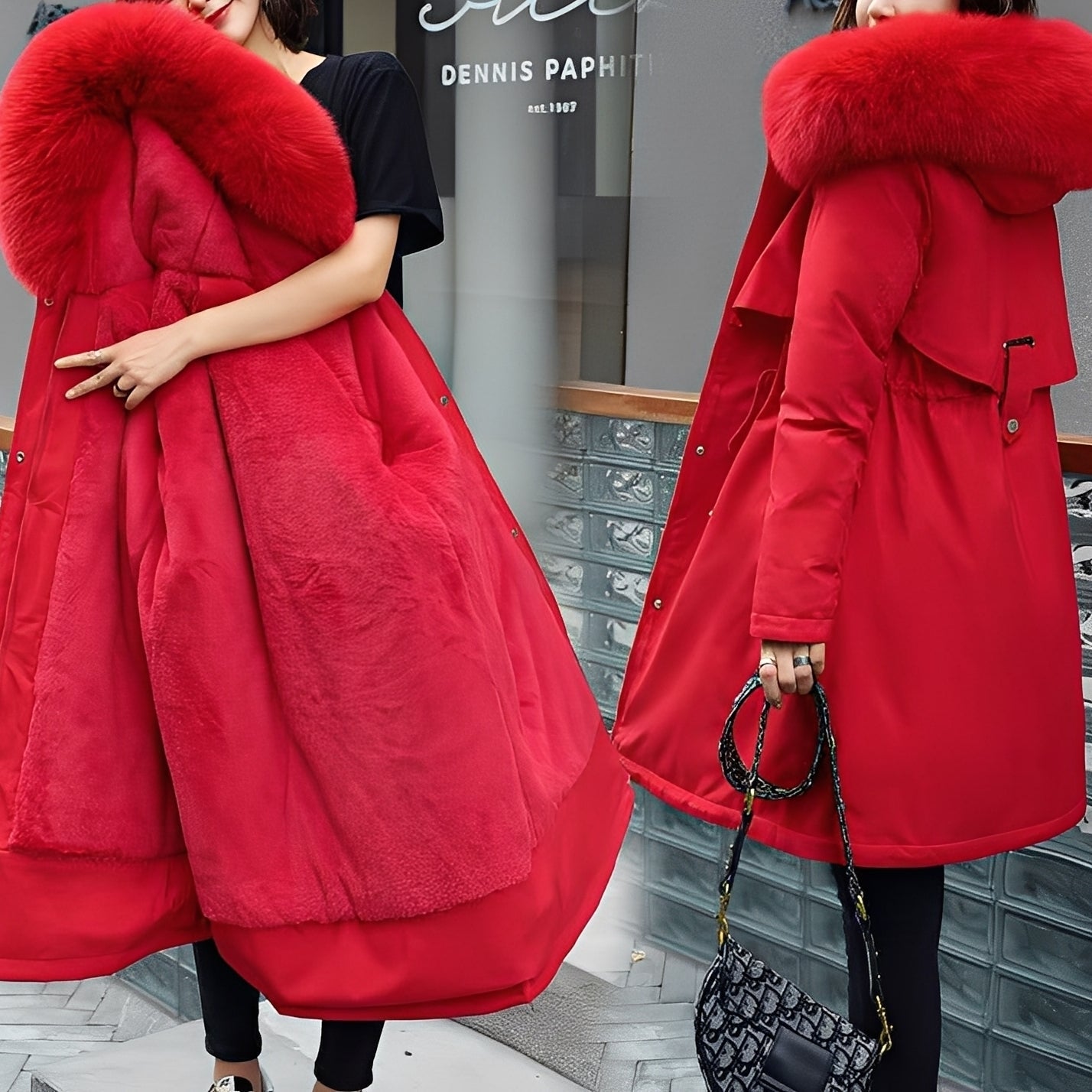 Evette - Manteau élégant et chaud avec capuche pour femmes