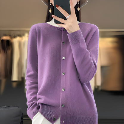 Haydée - Elegant buttoned sweater for women