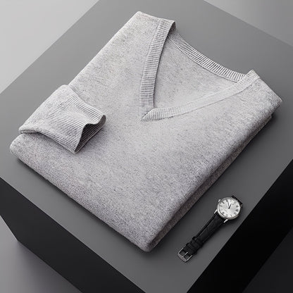 Myron - Pull basique pour hommes en cachemire