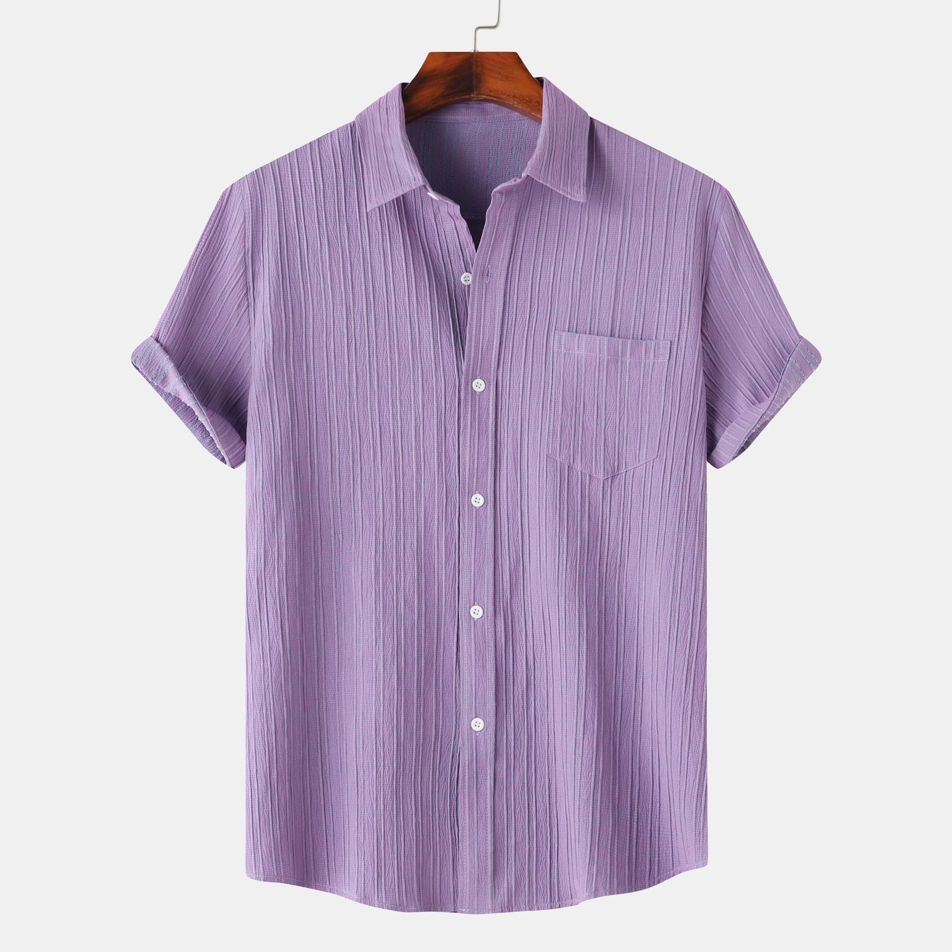 Jakub - Chemise Détendue à Manches Courtes