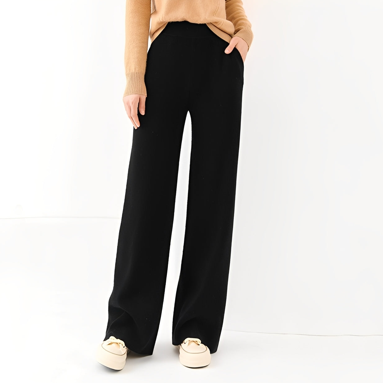 Jamie - Pantalon Formelle à Taille Haute
