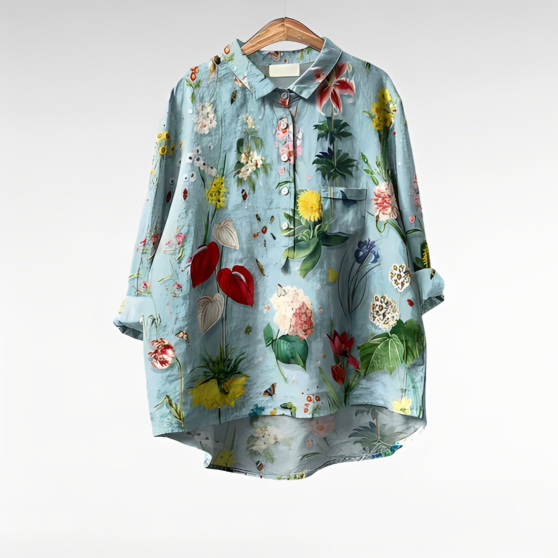 Nathasia - Chemisier vintage tendance pour femmes