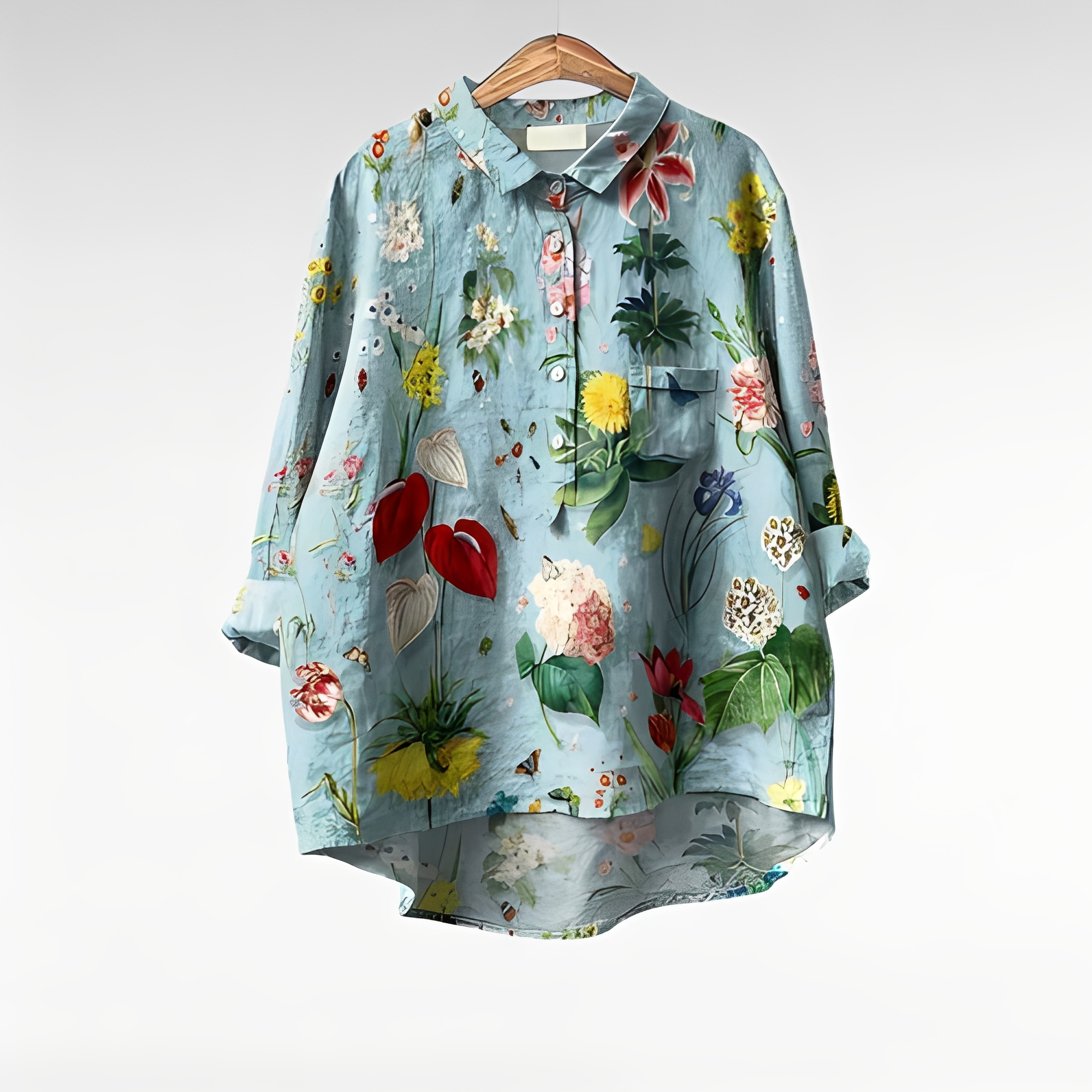 Nathasia - Chemisier vintage tendance pour femmes