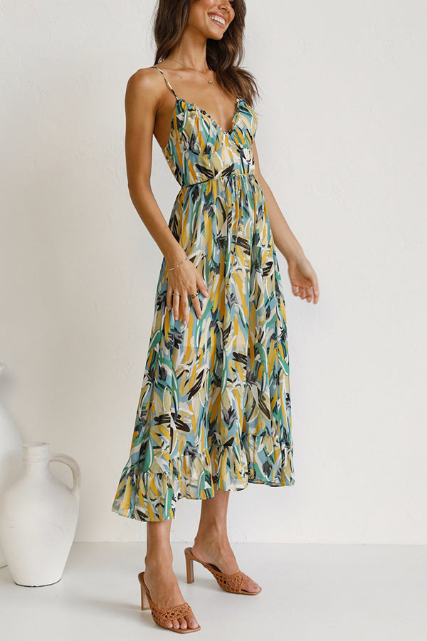 Charité – Robe midi colorée