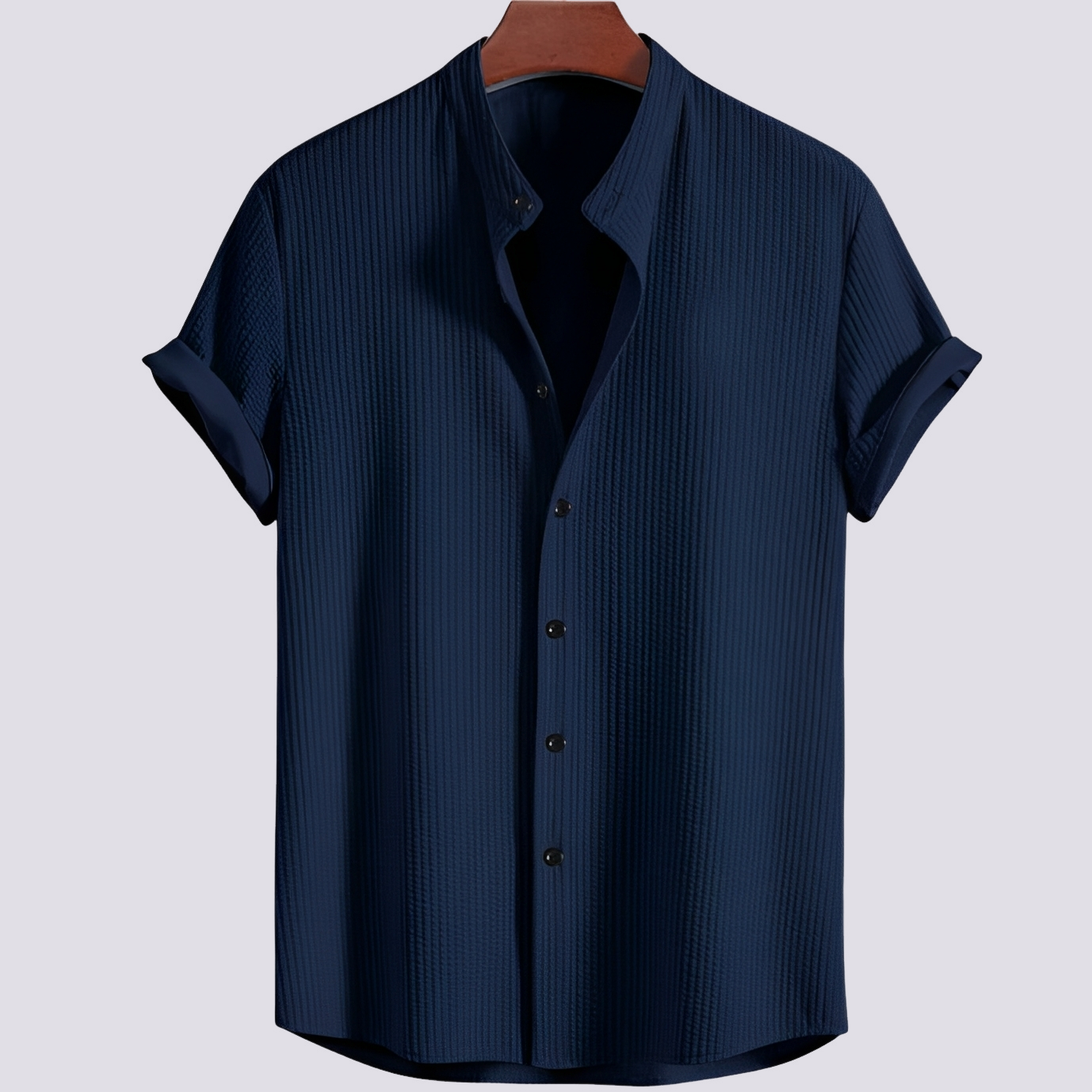 Johnny - Chemise côtelée décontractée et ample pour hommes