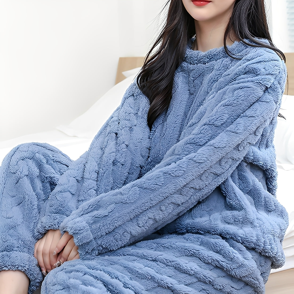 Kilie - Ensemble polaire confortable pour femmes, deux pièces