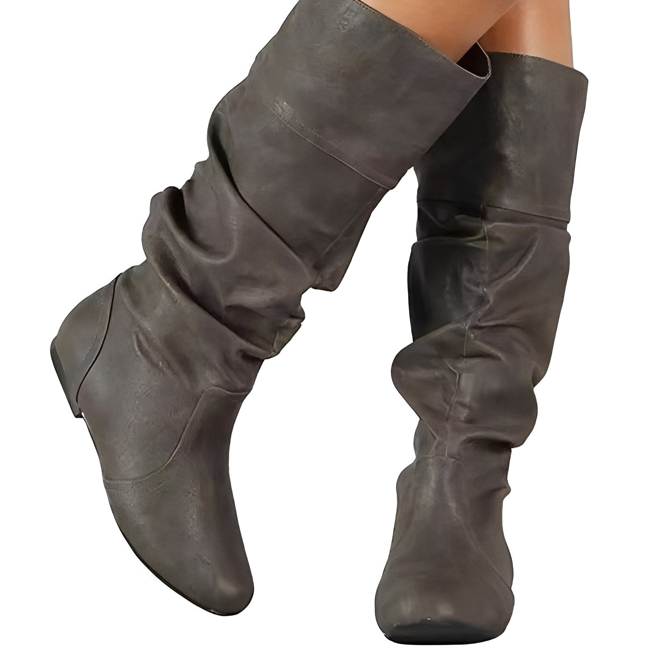 Lucia - Bottes plates faciles à enfiler