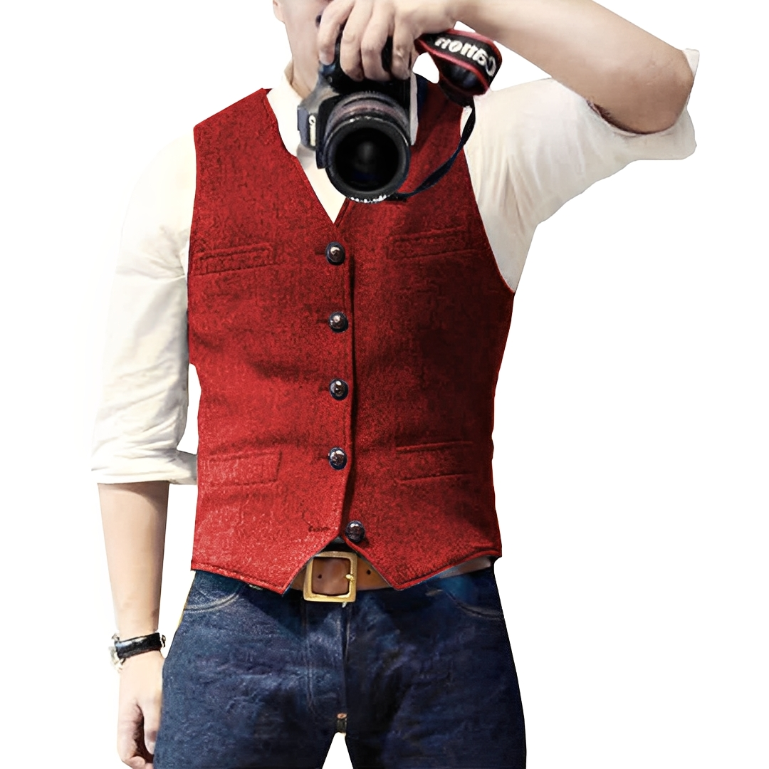 Ismaël - Stylish and Casual Autumn Vest for Men
