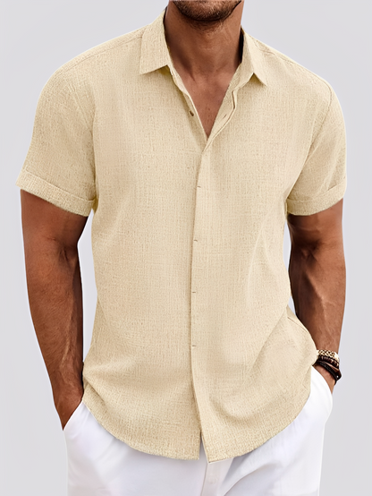 Declan - Angenehmes Hemd mit Knöpfen für Herren