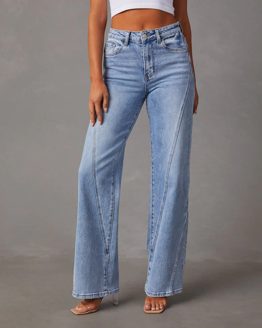 Ellen - Elegante Damenjeans mit weitem Bein
