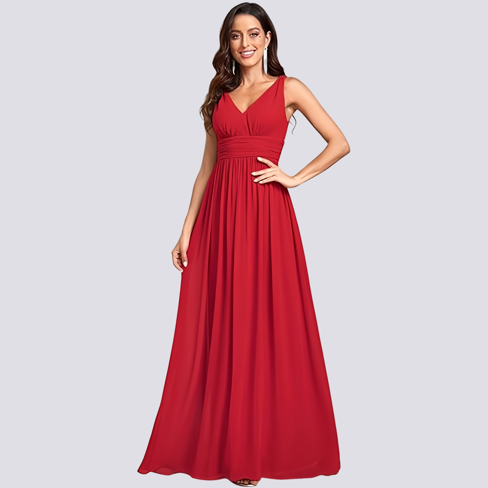 Maddie - Robe de soirée élégante sans manches pour femmes