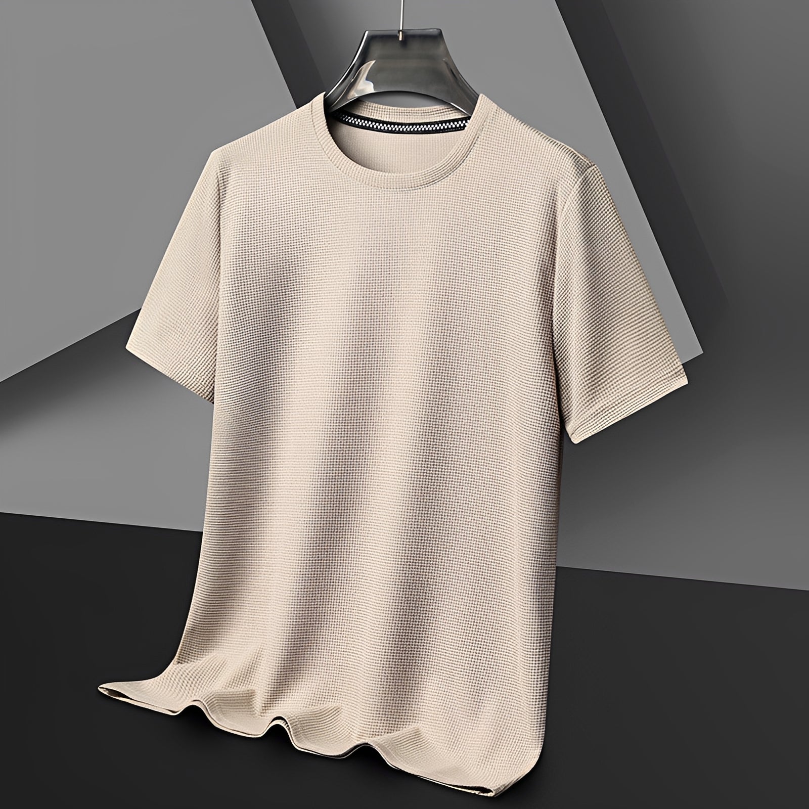 Jed - T-Shirt avec Texture Décontracté