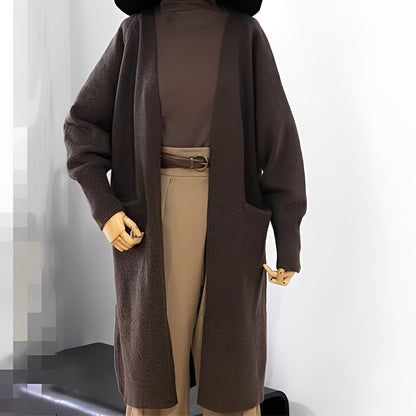 Claudie - Cardigan long classique pour femme