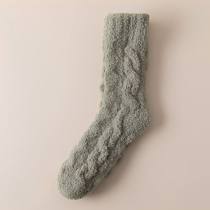 Neely - Chaussettes unisexes chaudes en polaire velours