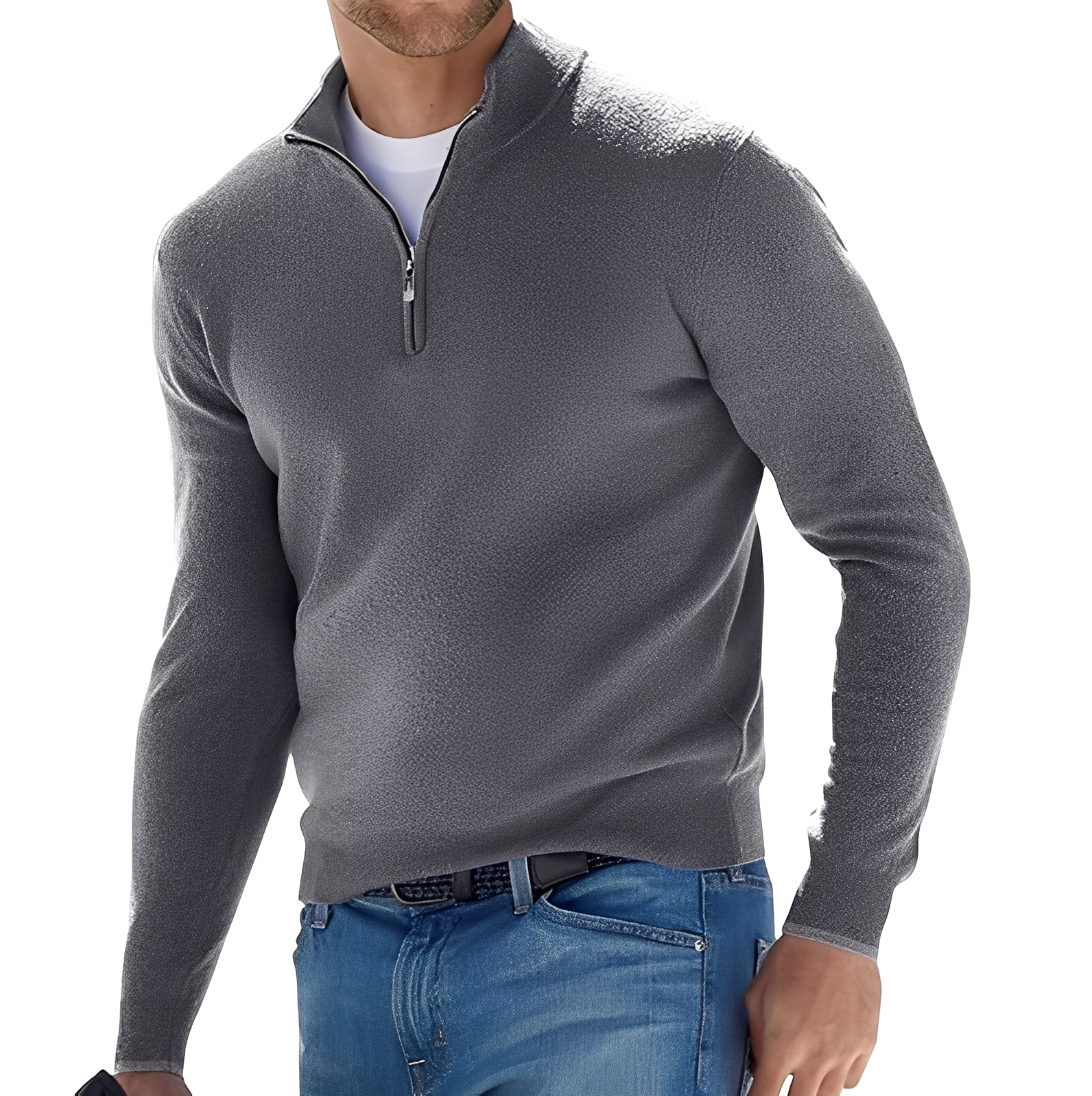 Ralph – Pull homme au style relax avec fermeture éclair